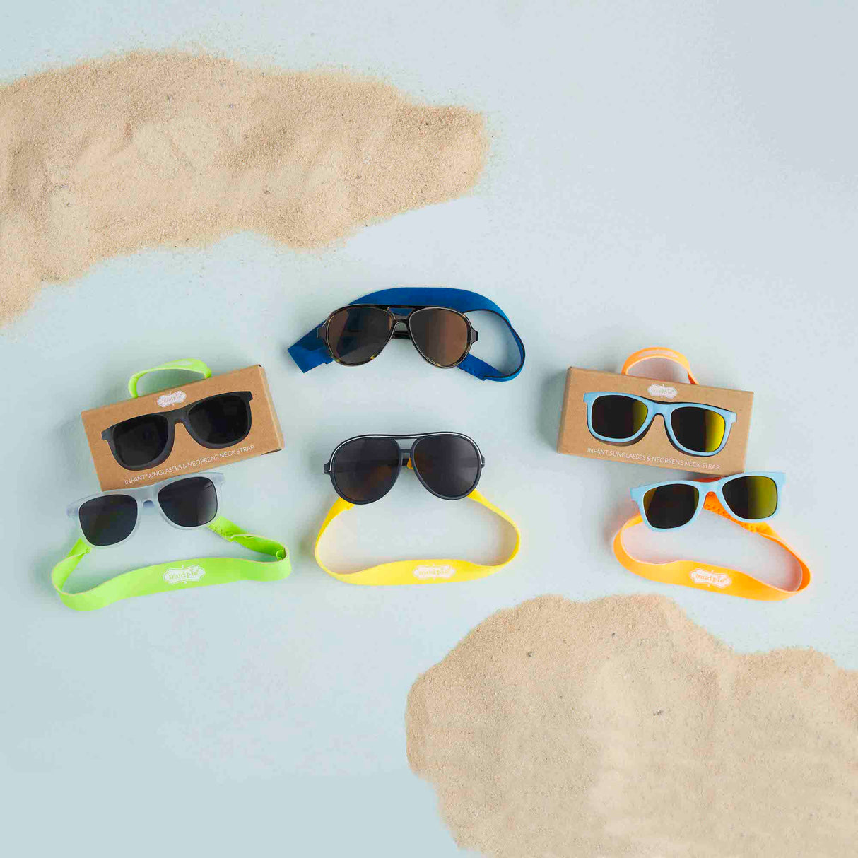 Boy Sunglasses & Strap Set