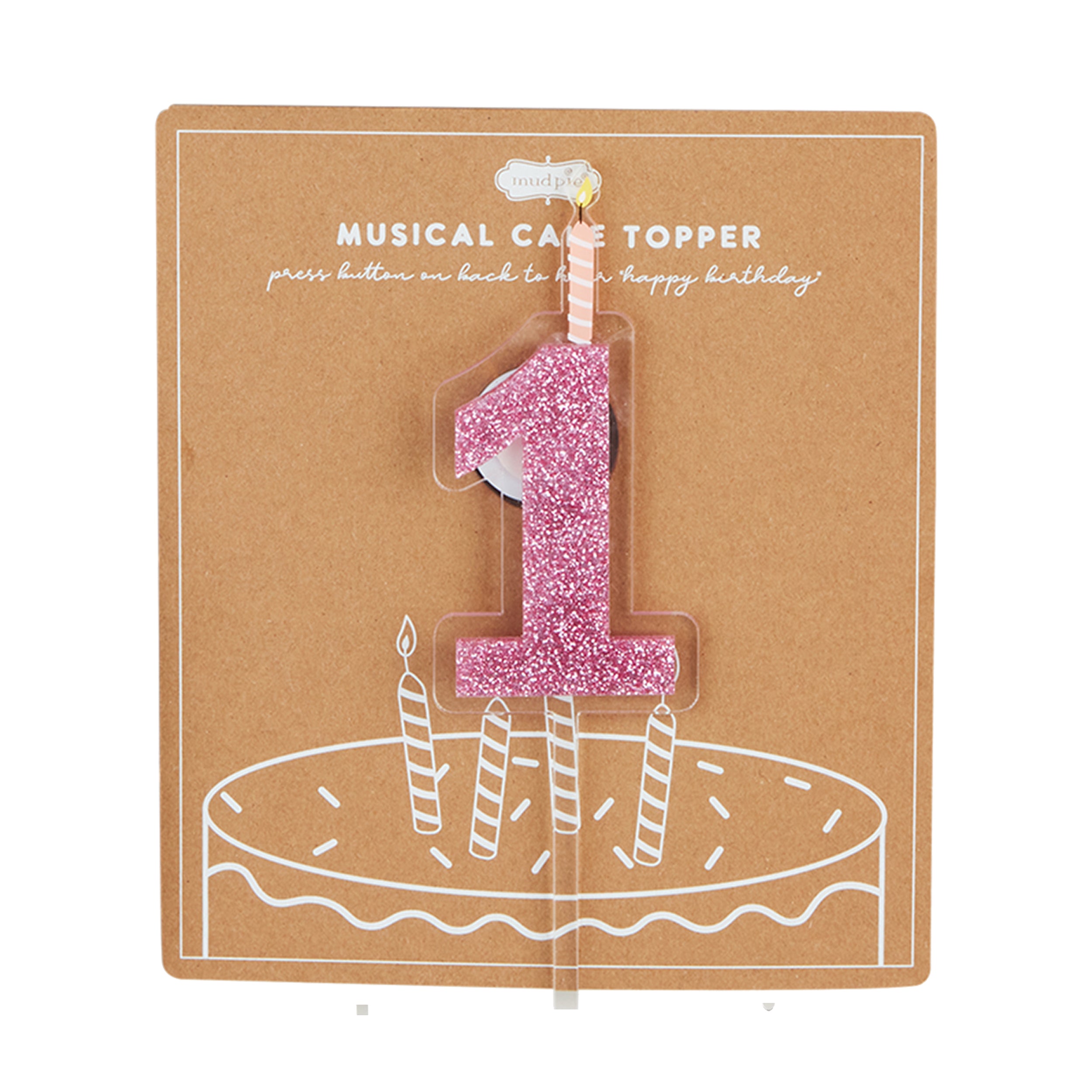 Mud Pie Birthday Musical Cake Topper