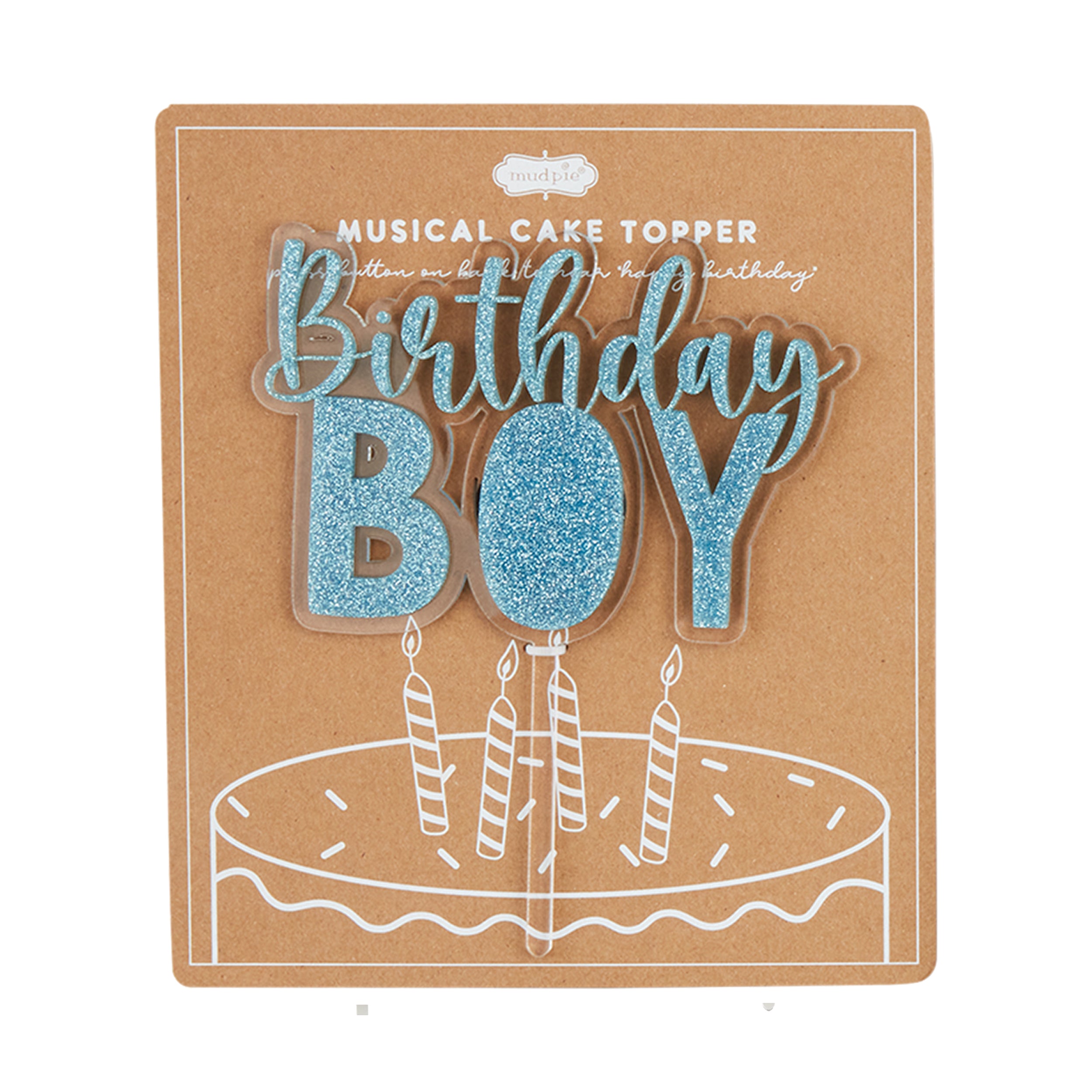 Mud Pie Birthday Musical Cake Topper - Thumbnail 5