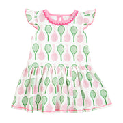 Tennis Print Pink Dress