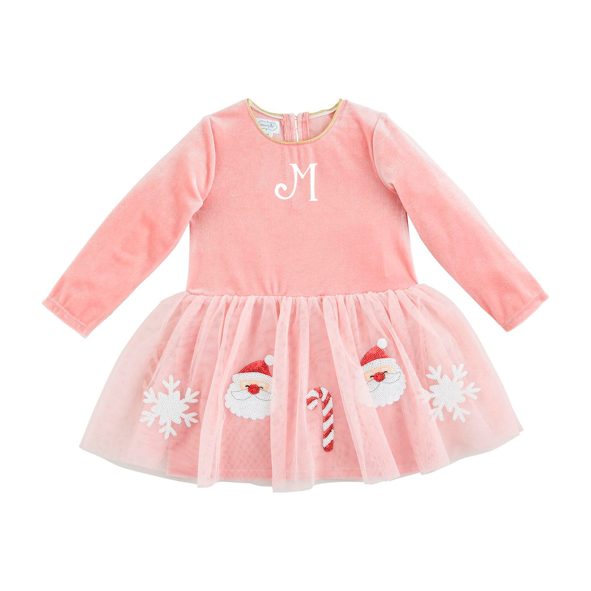 Christmas Pink Velvet Tutu Dress