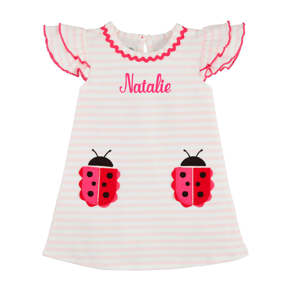 Ladybug Stripe Knit Dress