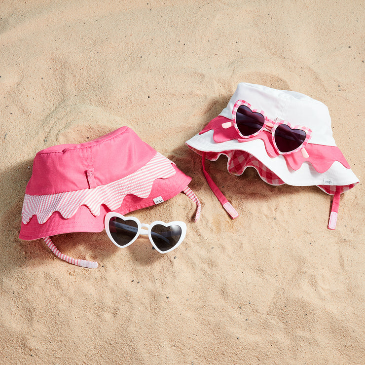 Scallop Sun Hat & Sunglasses Sets