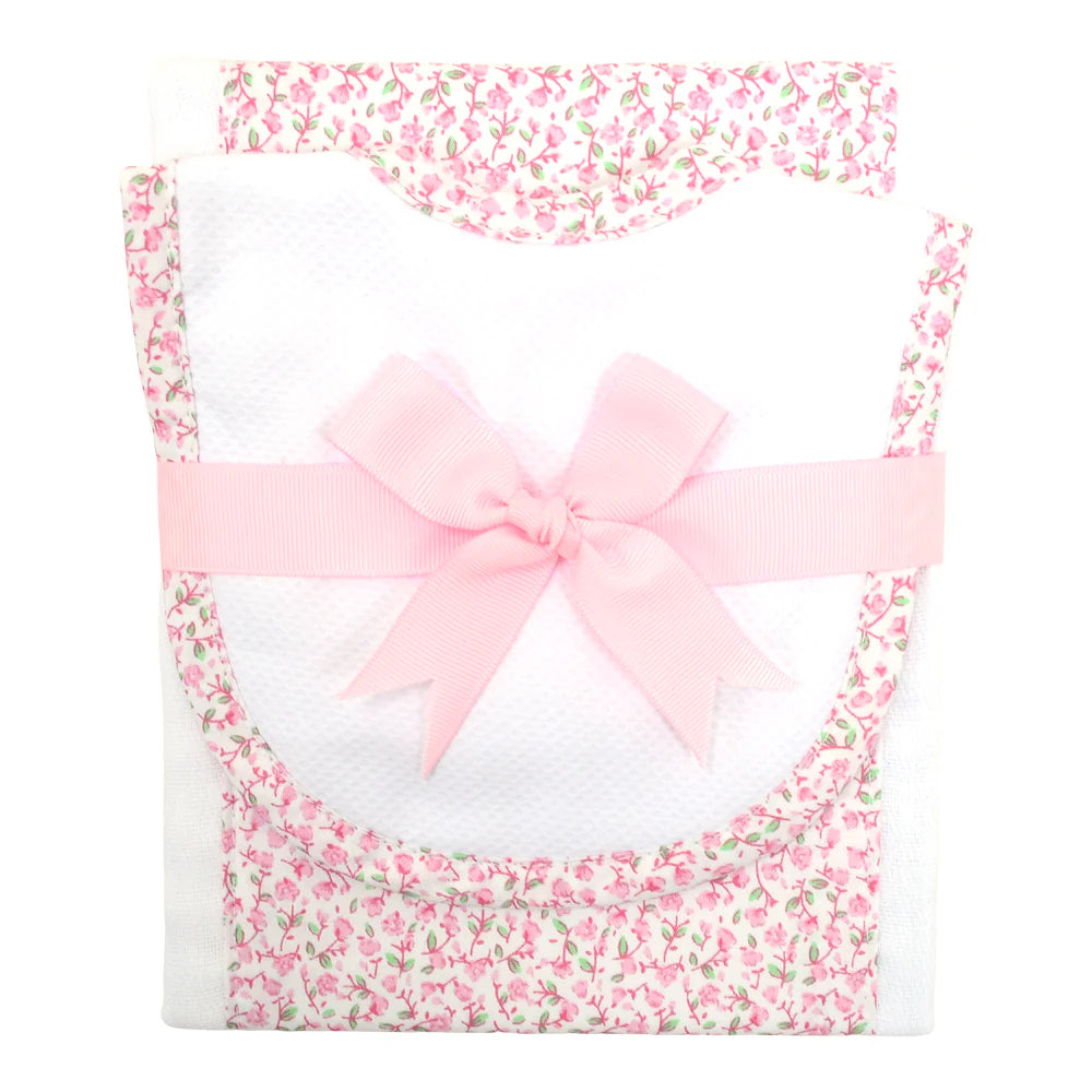 Ballet Pink Drooler Bib & Burp Set