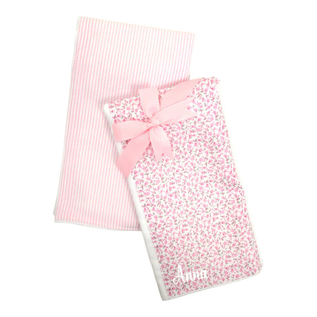 Ballet Pink Fabric Burp Cloths (Set of 2)