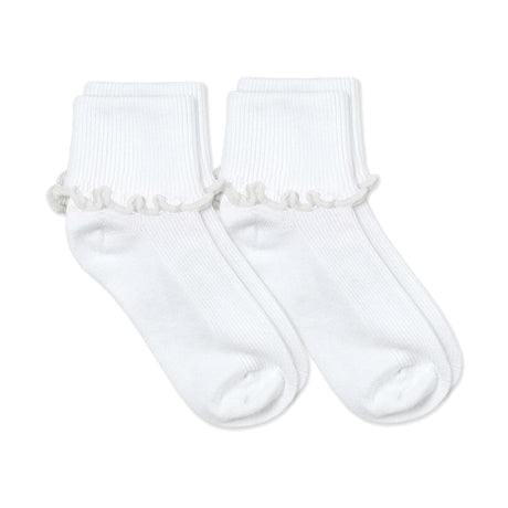 Ripple Edge Smooth Toe Turn Cuff Socks (2 pack)