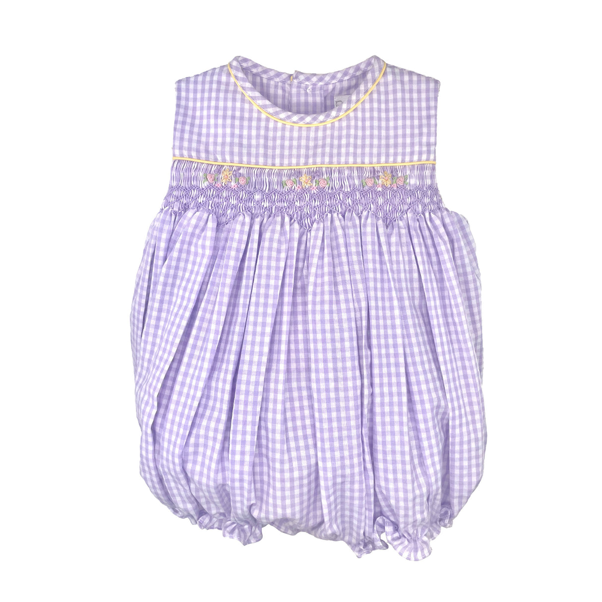 Rosebud Lavender Gingham Bubble