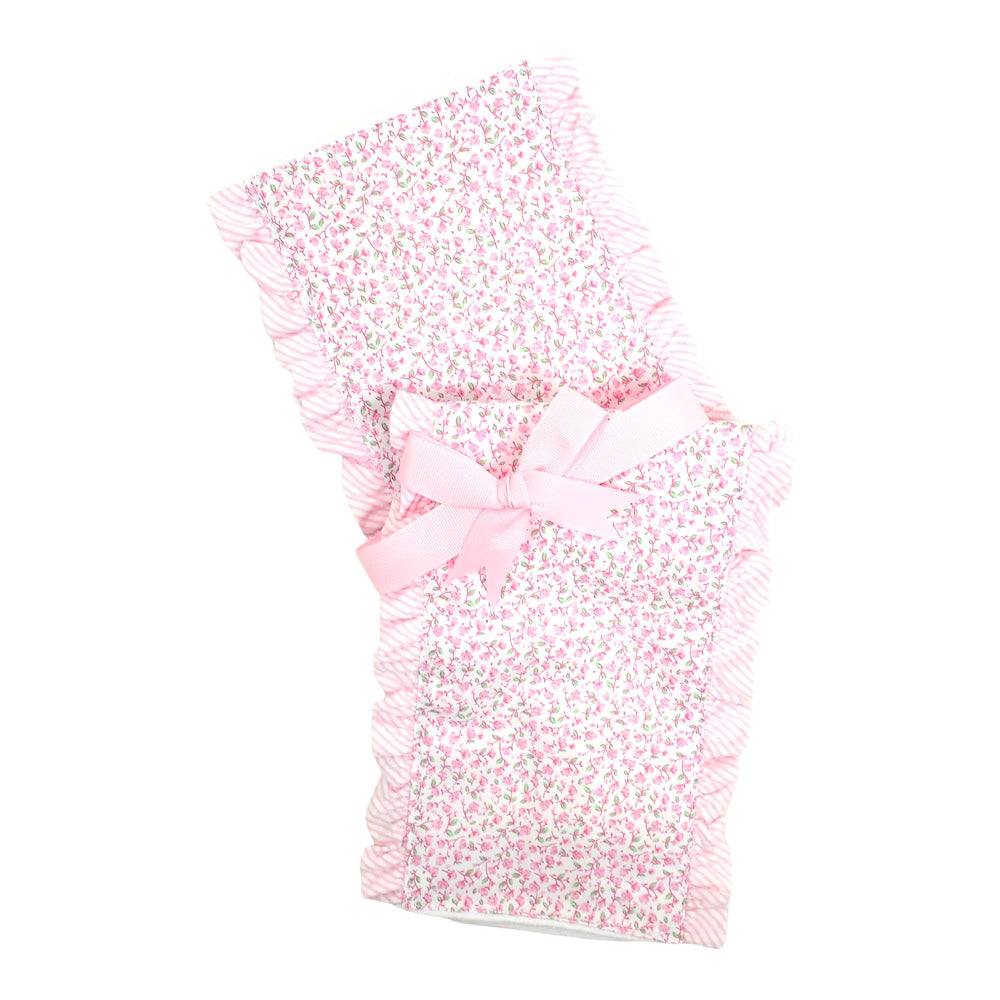 Ballet Shoes Fancy Fabric Burp Cloth