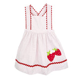 Strawberry Red Polka Dot Sun Dress