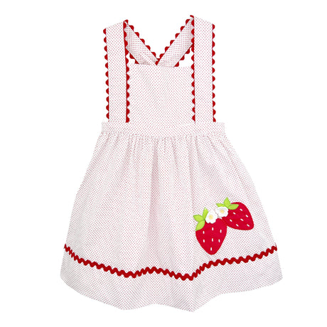 Strawberry Red Polka Dot Sun Dress