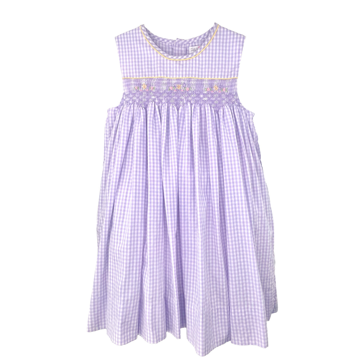 Rosebud Lavender Gingham Dress