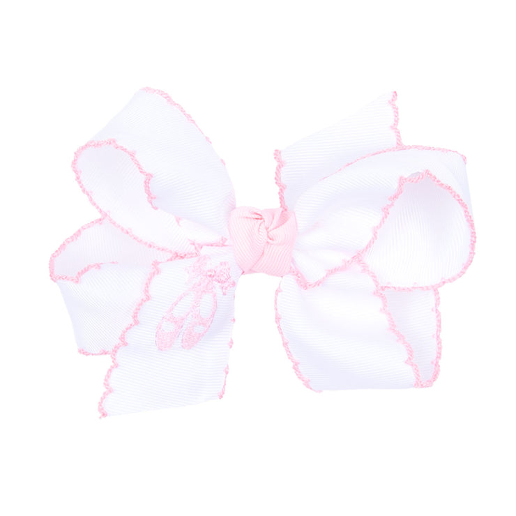 Ballet Slippers Embroidered Knotted Bow