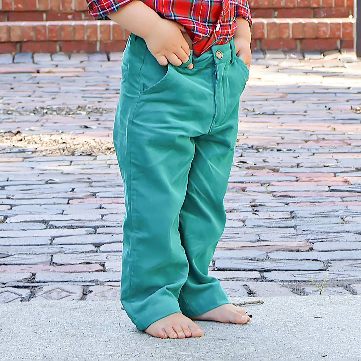 Green Cord Standard Pants