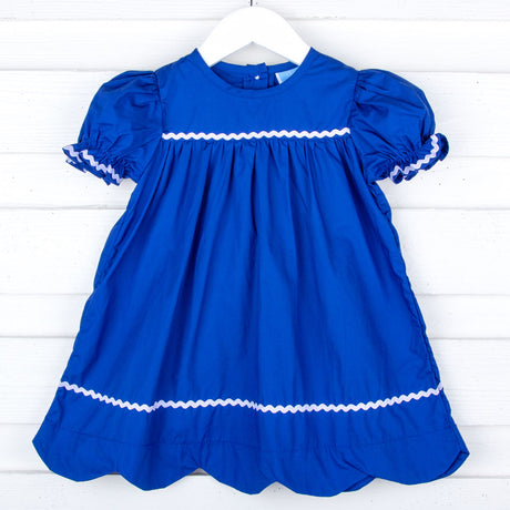 Royal Blue Ric Rac Dress