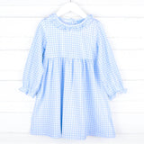 Light Blue Gingham Eden Dress