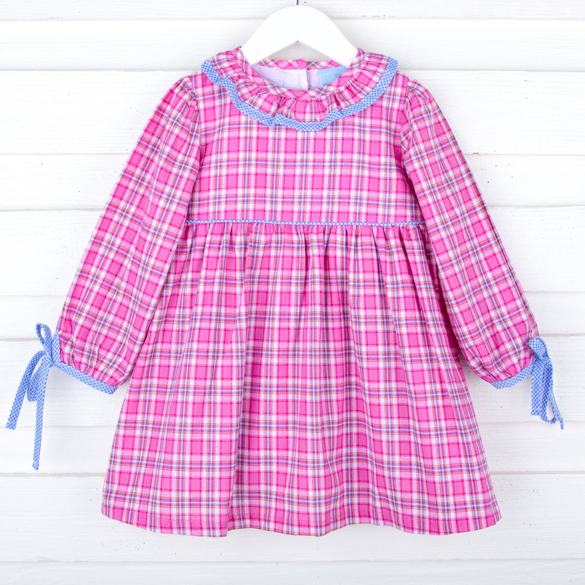 Pink Plaid Lillian Dress