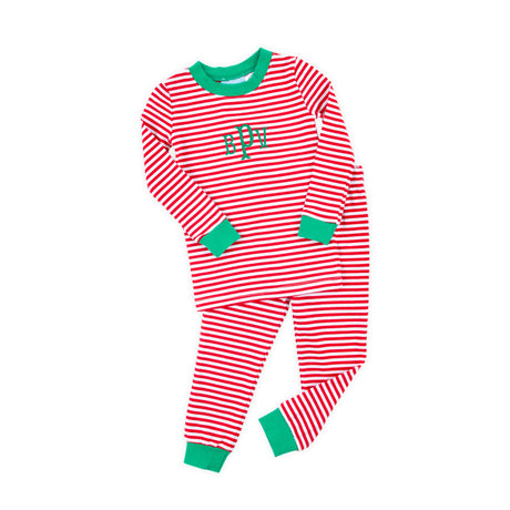 Red Candy Cane Stripe Pajamas
