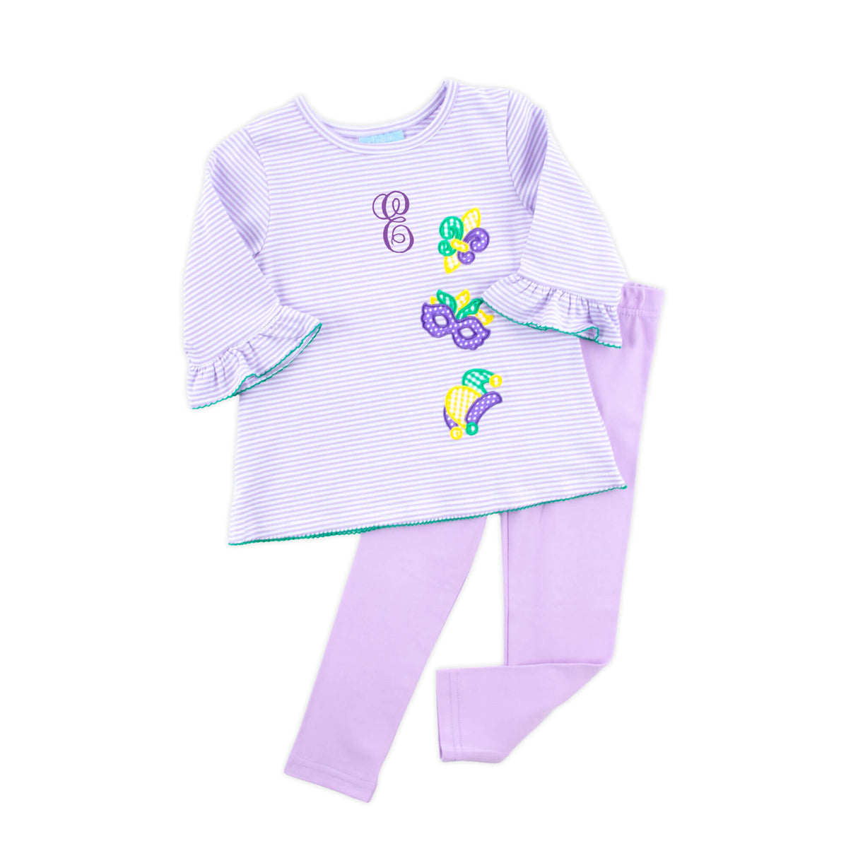 Mardi Gras Milly Legging Set