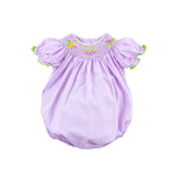 Mardi Gras Purple Smocked Bishop Bubble