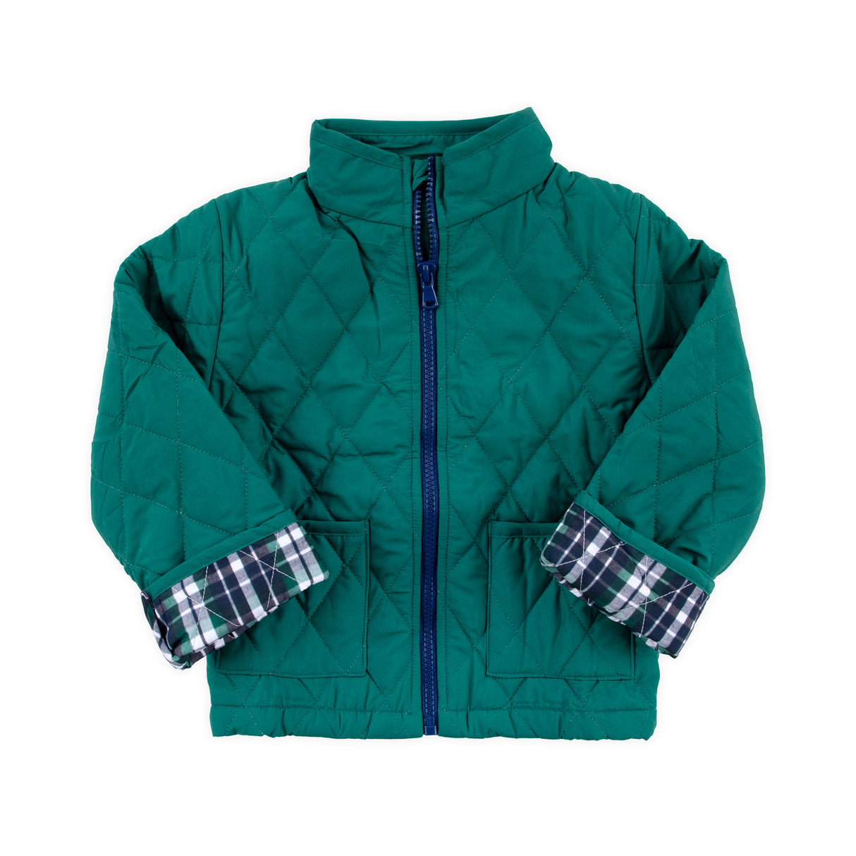 Hunter Green Quilted Coat