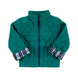 Hunter Green Quilted Coat