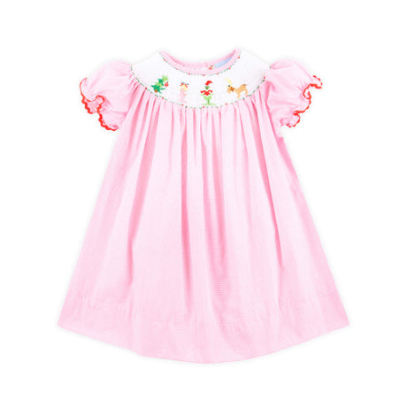 Mr. Grouch Smocked Bishop Dress