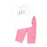 Mr. Grouch Smocked Pant Set
