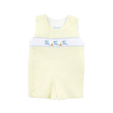 Hoppy Bunnies Yellow Smocked Jon Jon