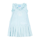 Light Blue Ruffle Tennis Dress