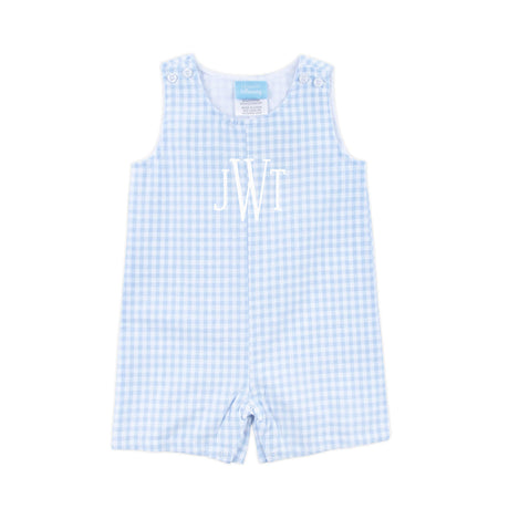 Pastel Blue Gingham Jon Jon