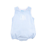 Pastel Blue Gingham Sun Bubble