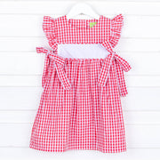 Red Gingham Avery Dress