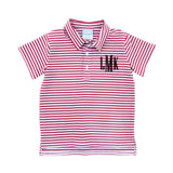 Maroon Stripe Polo