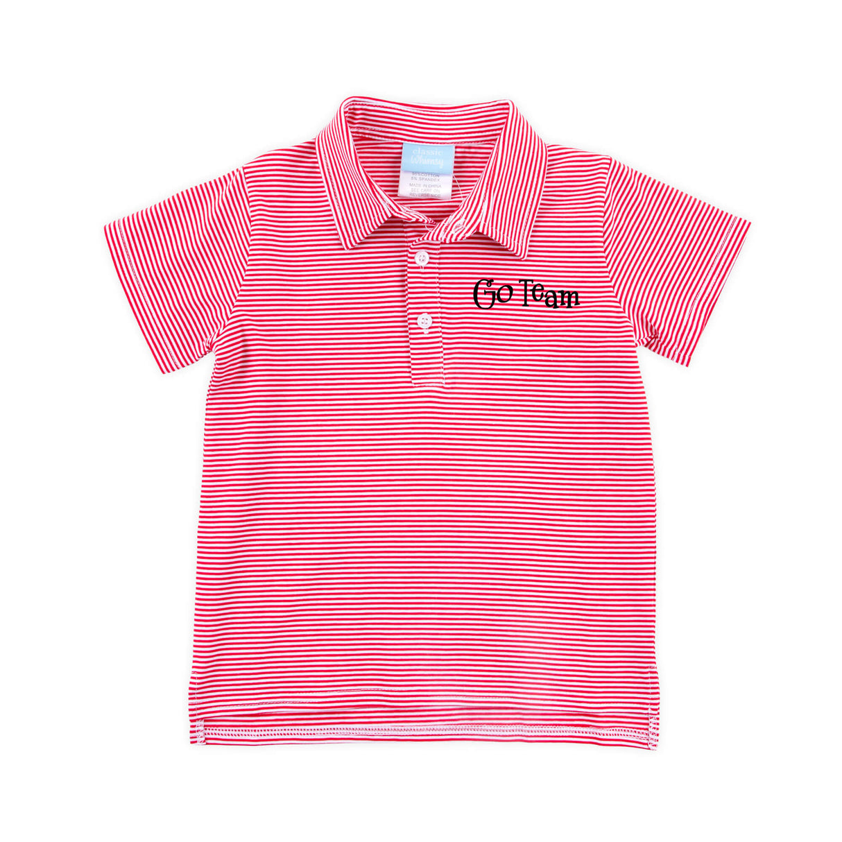 Red Stripe Polo