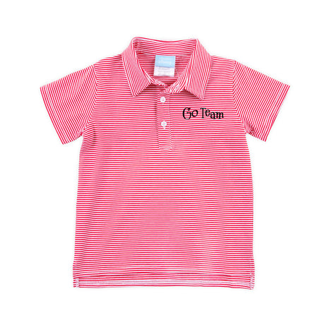 Red Stripe Polo