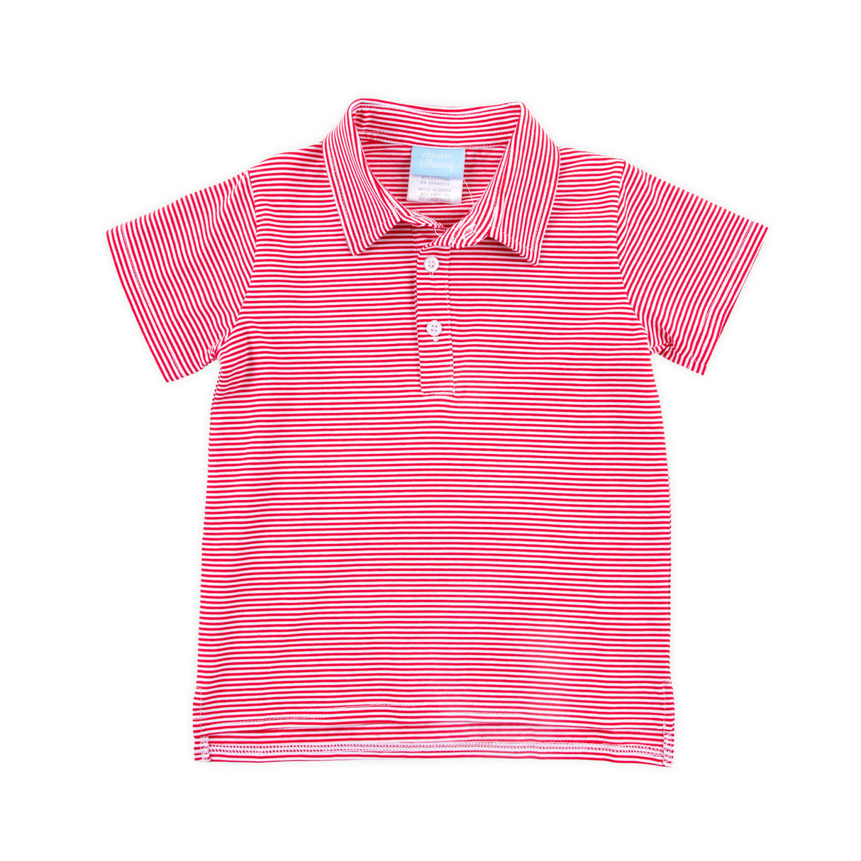 Red Stripe Polo