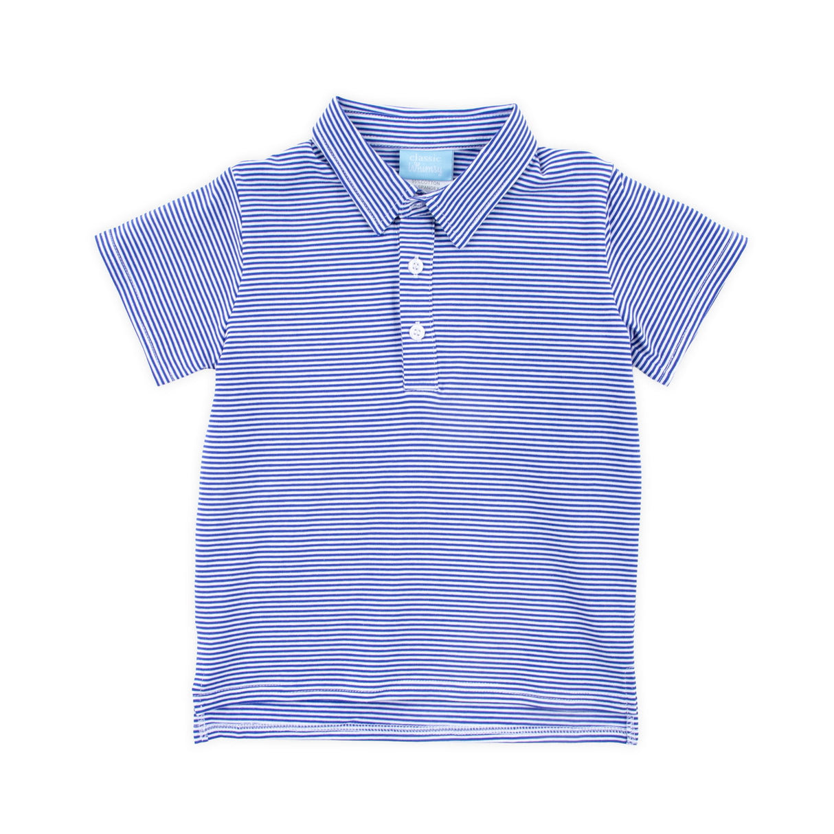 Royal Blue Stripe Polo