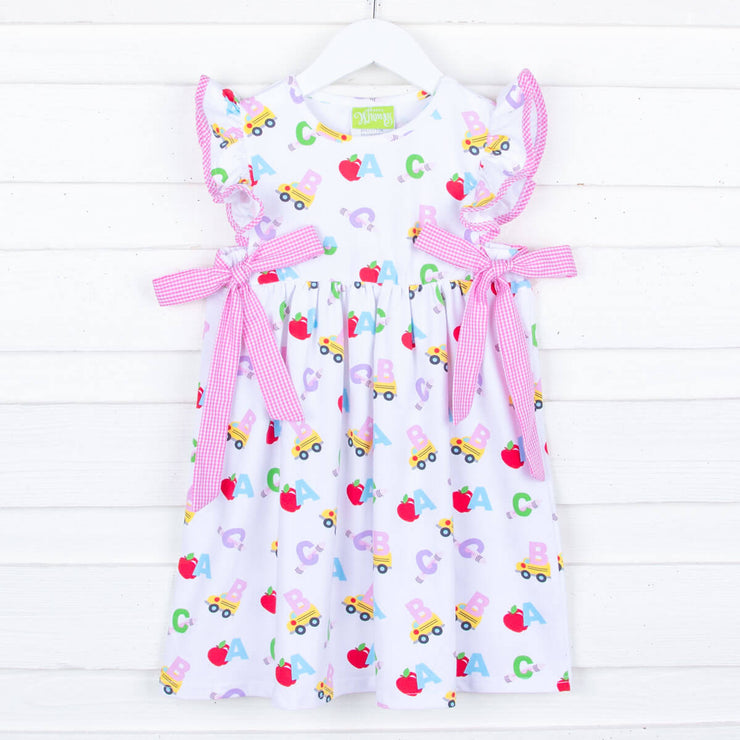 ABC Pink Knit Print Avery Dress