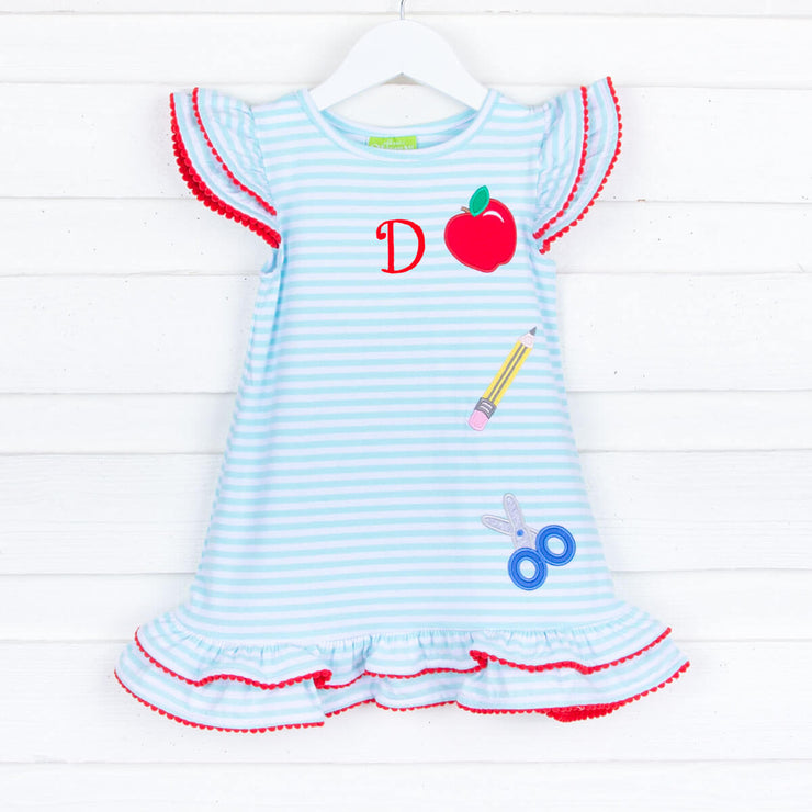Apple Pencil and Scissors Milly Dress