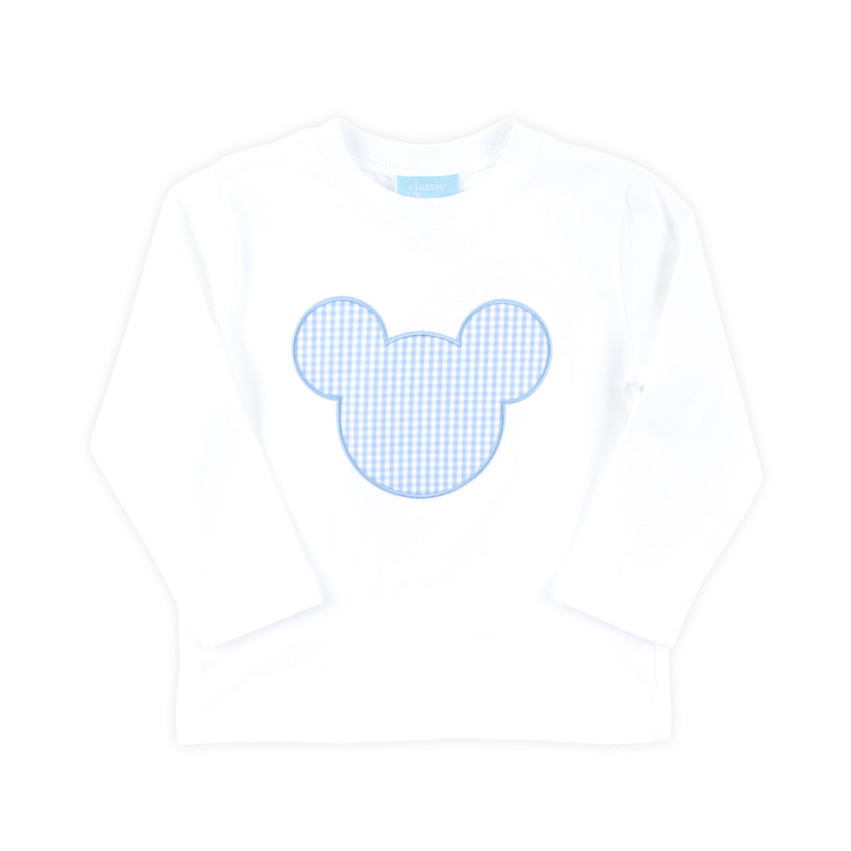 Mouse Ears Long Sleeve Shirt Blue