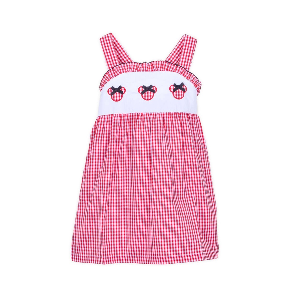 Mouse Ears Red Gingham Cara Dress