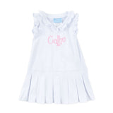 White Ruffle Tennis Dress