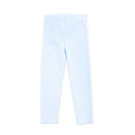 Light Blue Stripe Leggings