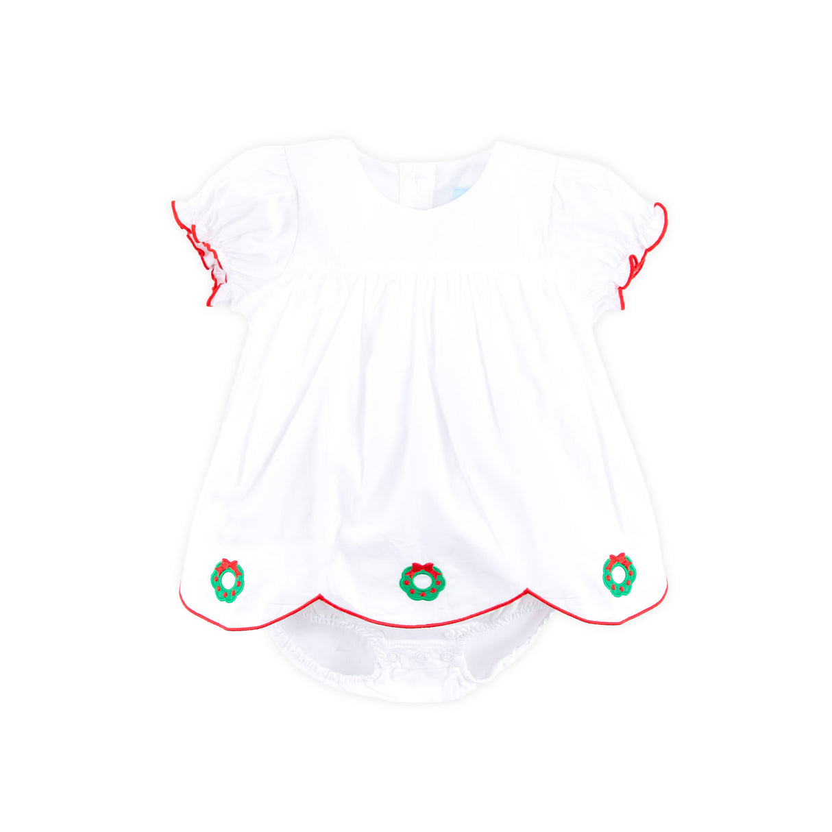 Christmas Wreath White Bailey Bubble
