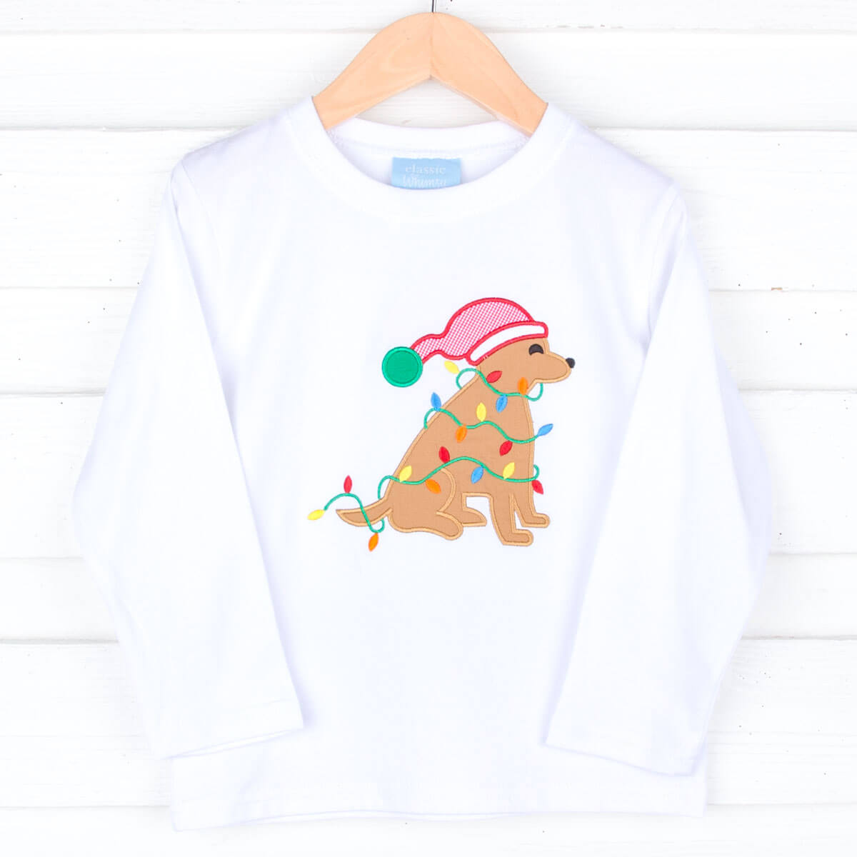 Deck The Paws White Long Sleeve Shirt