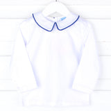 White Undershirt with Color Trim