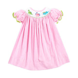Dinosaur Smocked Bishop Dress