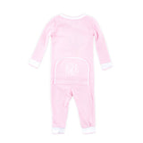 Pink Stripe Zip Sleeper