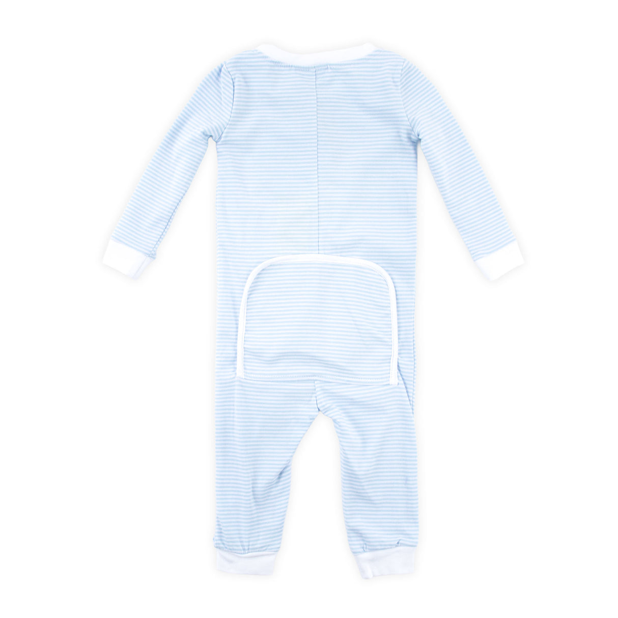 Light Blue Stripe Zip Sleeper