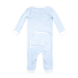 Light Blue Stripe Zip Sleeper